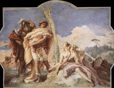 Tiepolo Villa Valmarana Rinaldo Abandoning Armida. ,  