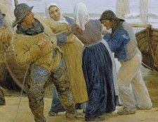 Kroyer Peder Severin Pescadores de Hornbaek 1875. Kroyer,  