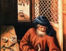 Campin Robert St Joseph Portrayed As A Medieval Carpenter. , 