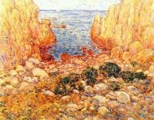 hassam the gorge, appledore, isles of shoals 1901. ������, ������
