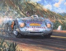 Cma 029 1954 hans herrmann in the porsche 550 spider.  