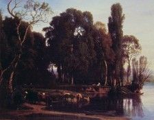 Pastoral Scene. Cabat  