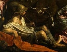 Bassano,J. The Annunciation to the Shepherds, probably 155(5. ,    
