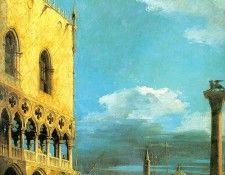 Canaletto The Piazzetta- Looking South, 1727, Royal Collecti. ���������
