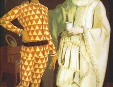 shukhayev-and-yakovlev self-portraits harlequin and pierrot. ������ � �������