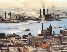 Okeeffe East River From The 30th Story Of The Shelton Hotel 1928. OKeeeffe, 
