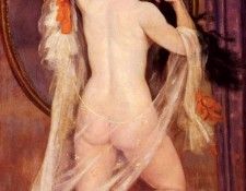 Caro Delvaille Henry Nu Au Miroir. ,  Delvaille