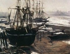 Whistler The Thames in Ice. �������, ������ ����� ������