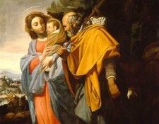 Fiasella Domenico Flight into Egypt. Fiasella, 