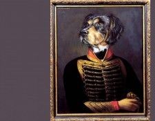 dog portraits csg030 marquis don filippo del cruzero. , 