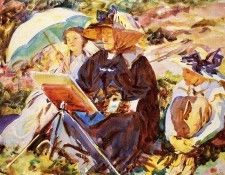 Sargent John Singer Simplon Pass The Lesson. ��������, ���� ������