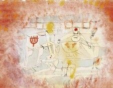 Klee Bad orchestra, 1920, Watercolor on paper, Barnes founda. , 