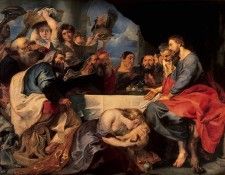 Rubens Feast in the house of Simon the pharisee Eremitaget. ������, ����� �����