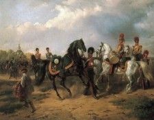 Begegnung Russischer Ulanen Und Dragoner 2. ,  