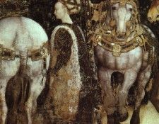 Pisanello Saint George and the Princess of Trebizond, detail. ��������� �������