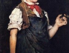 Chase William Merritt The Apprentice aka Boy Smoking. ,  