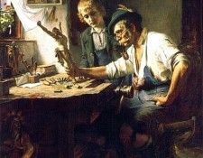 Woodcarver of Oberammergau. ,  