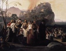 HAYEZ Francesco The Refugees Of Parga. �����, ���������
