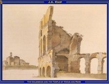 PO Vp S2 07 Knip-The colosseum and the temple of Venus. Knip