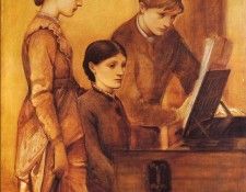 Burne Jones Sir Edward Coley Portrait Group Of The Artists Family. -   