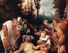 HUBER Wolf The Lamentation of Christ. , 