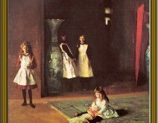 John Sargent-The Edward Boits Daughters(1882) Po Amp 058. ��������, ���� ������