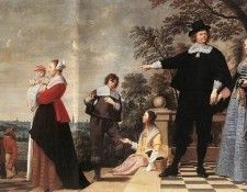 OOST Jacob van the Elder Portrait Of A Bruges Family. ,   The Elder