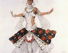bakst le dieu bleu the-bride 1912. , 