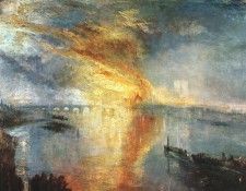 Turner Joseph The Burning of the Houses of Parliament. ,   