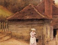 Wilson Charles Edward Feeding Chickens. ������, ������ ������