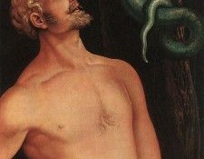 BALDUNG GRIEN Hans Adam detail.  Grien, 