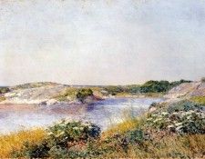 hassam the little pond, appledore 1890. ������, ������
