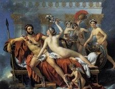 DAVID Jacques Louis Mars Disarmed by Venus and the Three Graces. �����, ���-���