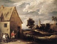 TENIERS David the Younger Village Scene 1. ,  