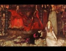 Hamlet play scene. ,  