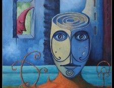 Visit of red moon 2 by FrodoK. �����, K