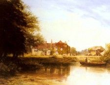 Cole George Vicat The Swan At Pangbourne. ,  