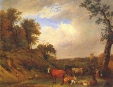 potter herdsmen with cattle 1651. ������
