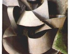 popova jug on table (plastic painting) 1915. 