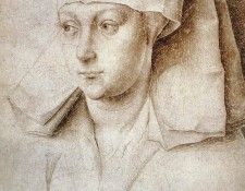 Weyden Portrait of a Young Woman c1440. ,   