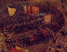 Altdorfer The battle of Issus, 1528-29, Detalj 2, Alte Pinak. ����������, ��������