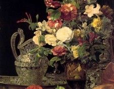 Bouquet in an Attic Bell Crater. (1840).   