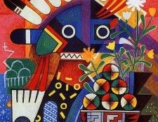 lrs Kabotie Micheal Kachina Sitll Life. Kabotie, 