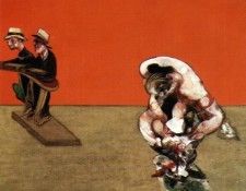 Bacon Crucifixion, right panel, 1965. , 