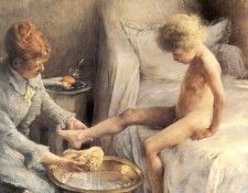 Goeneutte Norbert La Toilette of Jean Guerard 1889. Goeneutte 