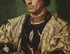 GOSSAERT Jan Portrait of Baudouin of Burgundy.   