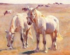 Michael Therkildsen - Horses & Cattle in Summer Pastures, De. Therkildsen, �����