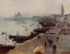 Sargent John Singer Venice in Gray Weather. ��������, ���� ������