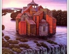 bs-ahp- Jacek Yerka- Darkness Falls On The River. Yerka ����