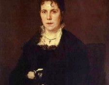 1879 Portrait of Sophia Kramskaya, the Artists Wife. ,  